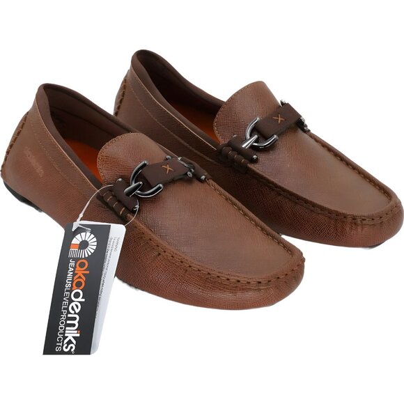 Akademiks Dover Driving Loafers Tan Slip-On Men's US 7M - Picture 4 of 6